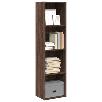 Libreria Rovere Marrone 40x30x152 cm in Legno Multistrato