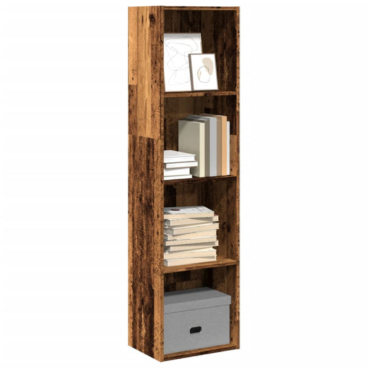 Libreria Legno Antico 40x30x152 cm in Legno Multistrato