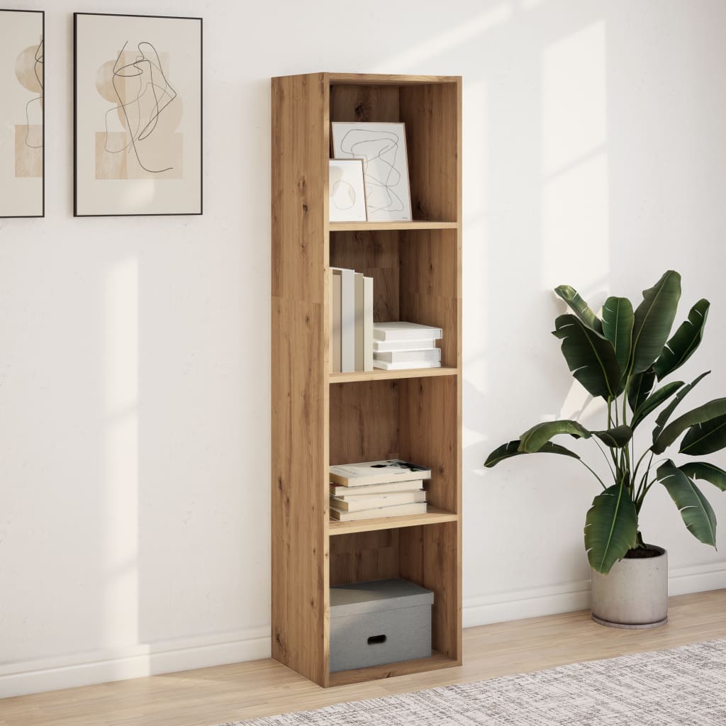 Libreria Rovere Artigianale 40x30x152 cm in Legno Multistrato