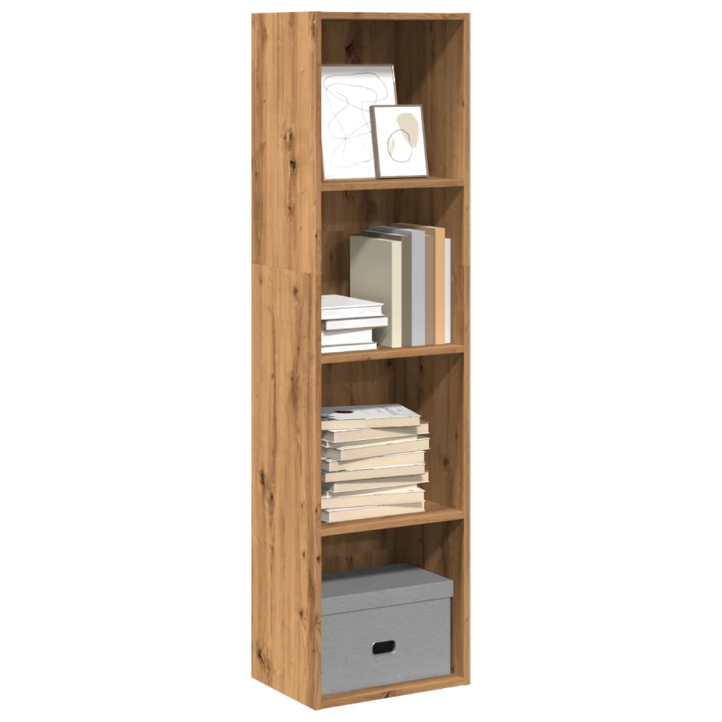 Libreria Rovere Artigianale 40x30x152 cm in Legno Multistrato