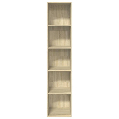 Libreria Rovere Sonoma 40x30x189 cm in Legno Multistrato