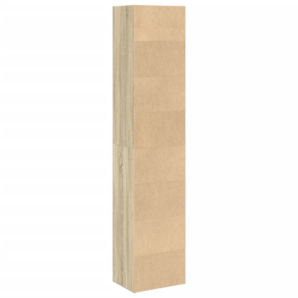 Libreria Rovere Sonoma 40x30x189 cm in Legno Multistrato