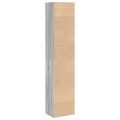 Libreria Grigio Sonoma 40x30x189 cm in Legno Multistrato