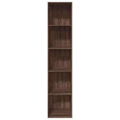 Libreria Rovere Marrone 40x30x189 cm in Legno Multistrato