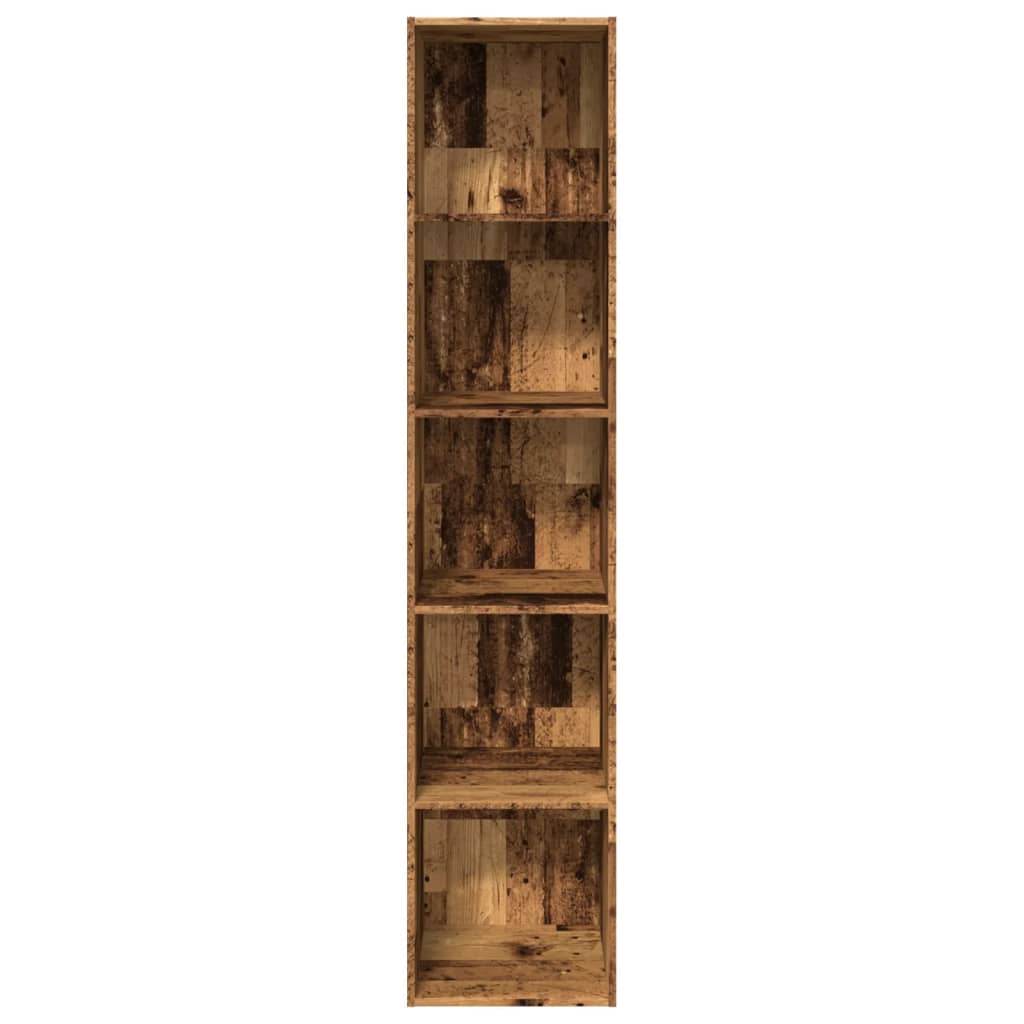 Libreria Legno Antico 40x30x189 cm in Legno Multistrato