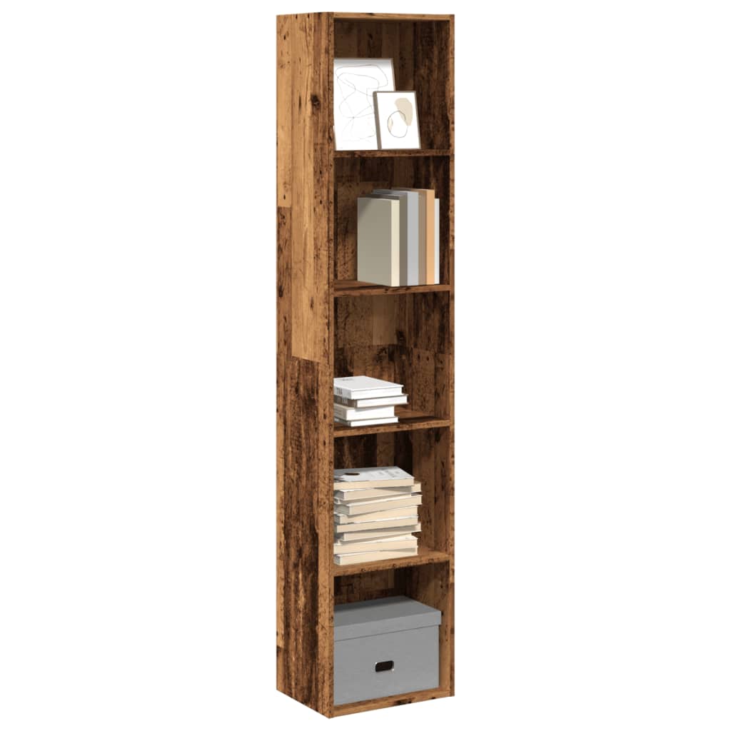 Libreria Legno Antico 40x30x189 cm in Legno Multistrato