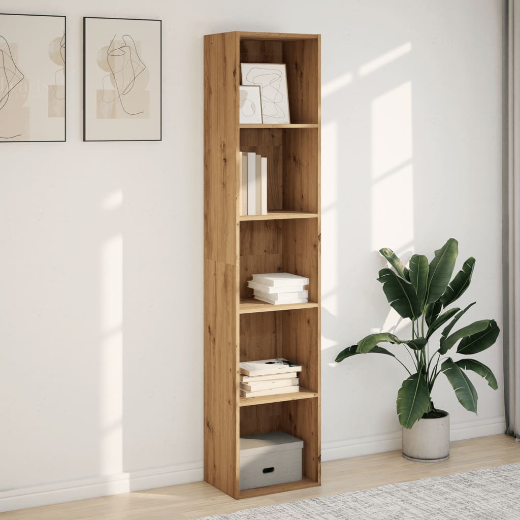 Libreria Rovere Artigianale 40x30x189 cm in Legno Multistrato | homemem39