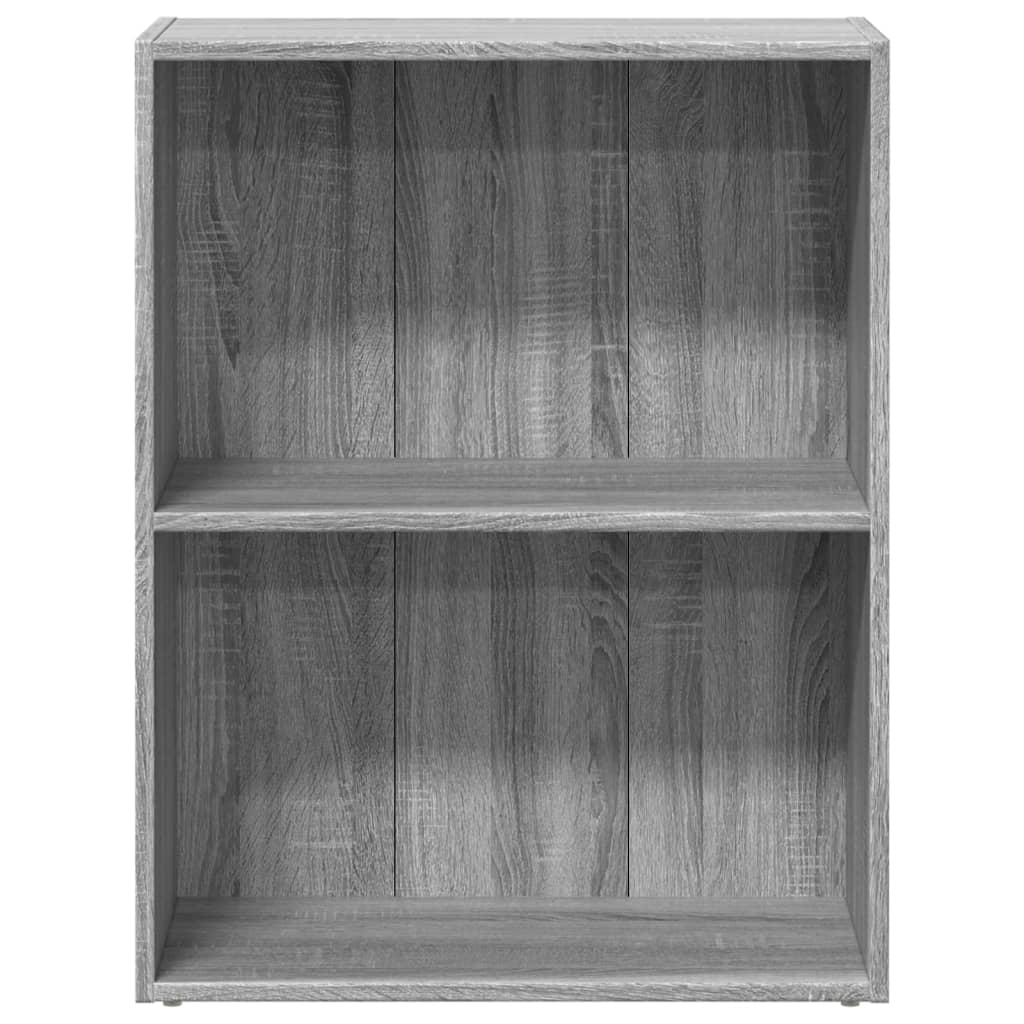 Libreria Grigio Sonoma 60x30x77 cm in Legno Multistrato