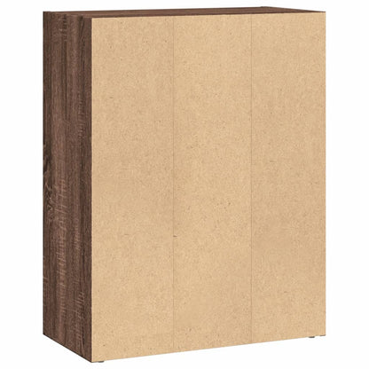 Libreria Rovere Marrone 60x30x77 cm in Legno Multistrato