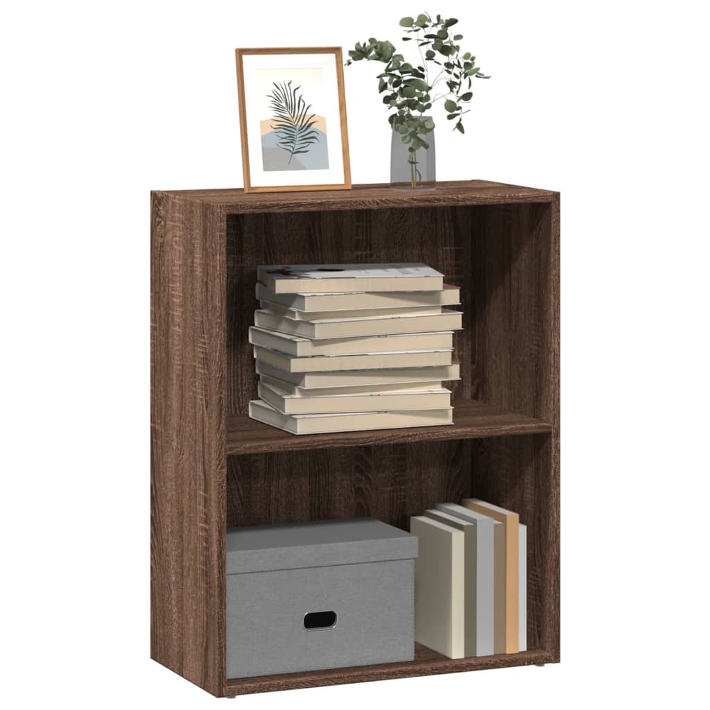 Libreria Rovere Marrone 60x30x77 cm in Legno Multistrato