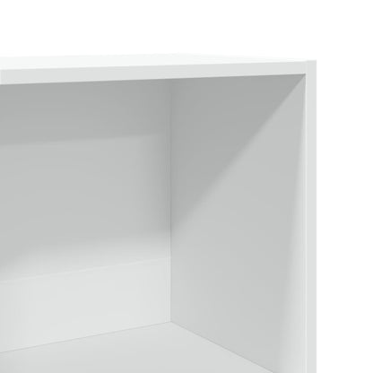 Libreria Bianca 60x30x114 cm in Legno Multistrato