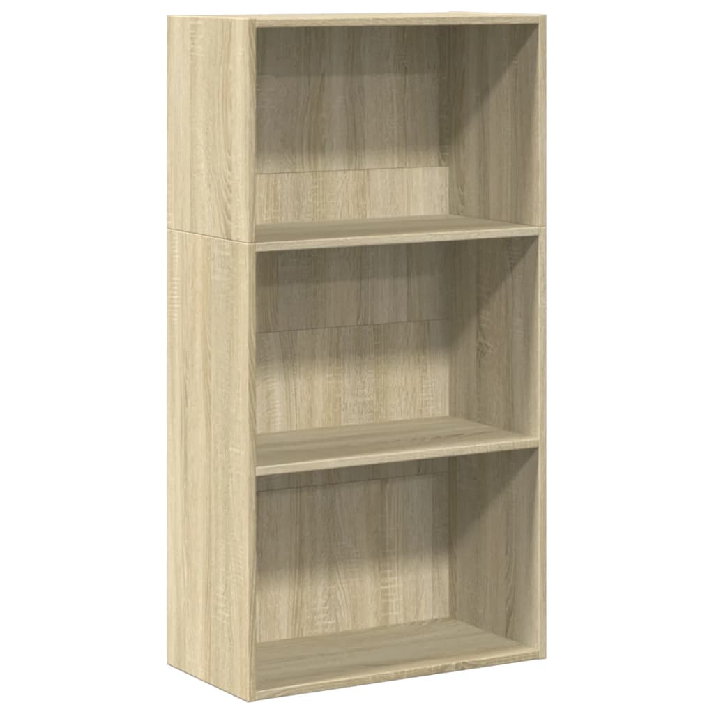 Libreria Rovere Sonoma 60x30x114 cm in Legno Multistrato