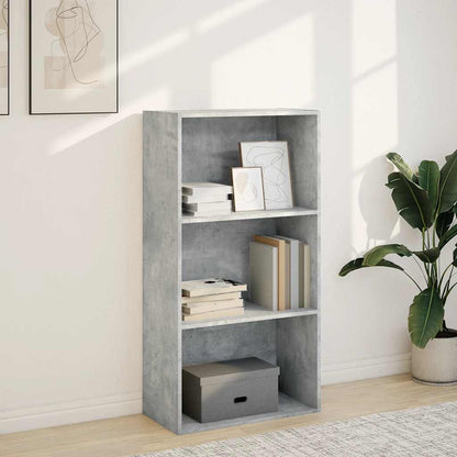 Libreria Grigio Cemento 60x30x114 cm in Legno Multistrato