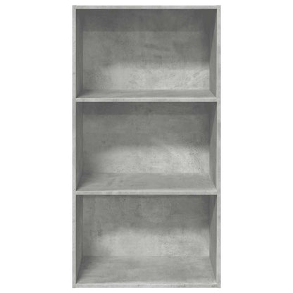 Libreria Grigio Cemento 60x30x114 cm in Legno Multistrato