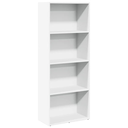 Libreria Bianca 60x30x152 cm in Legno Multistrato