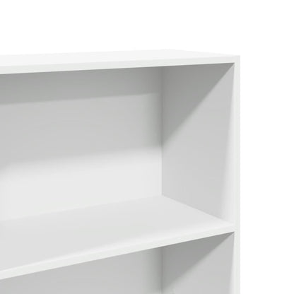 Libreria Bianca 60x30x152 cm in Legno Multistrato