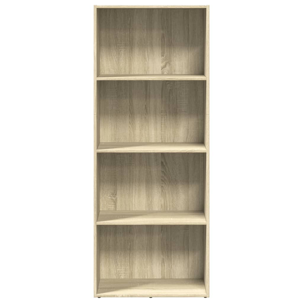 Libreria Rovere Sonoma 60x30x152 cm in Legno Multistrato