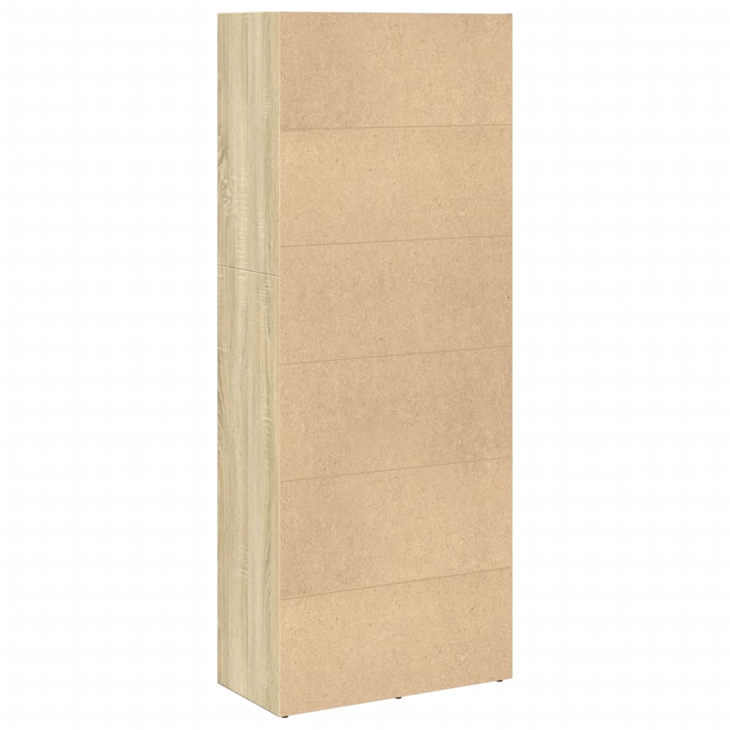 Libreria Rovere Sonoma 60x30x152 cm in Legno Multistrato - homemem39