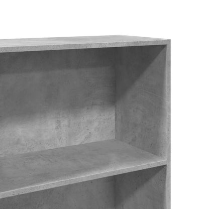 Libreria Grigio Cemento 60x30x152 cm in Legno Multistrato