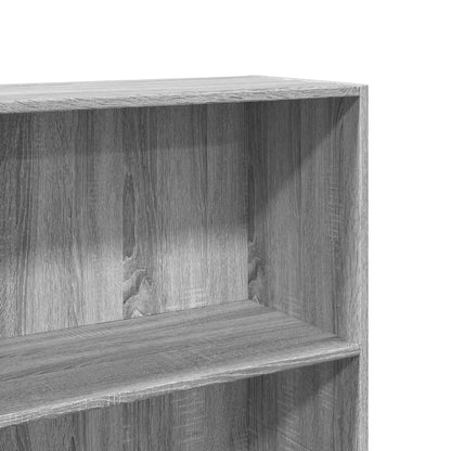 Libreria Grigio Sonoma 60x30x152 cm in Legno Multistrato