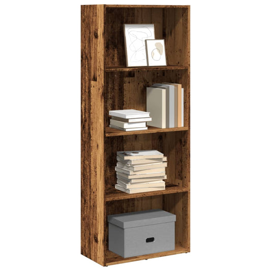 Libreria Legno Antico 60x30x152 cm in Legno Multistrato