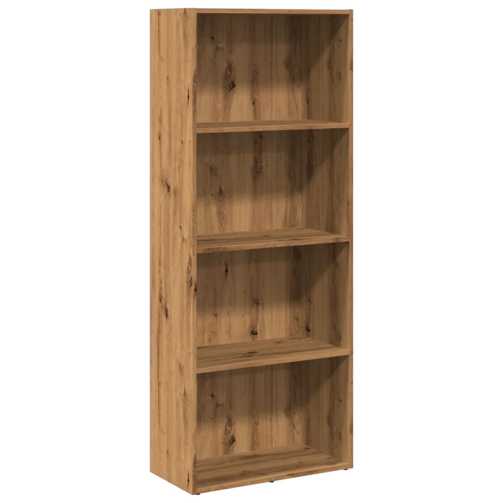 Libreria Rovere Artigianale 60x30x152 cm in Legno Multistrato