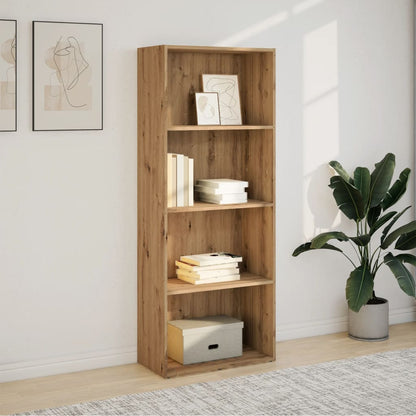 Libreria Rovere Artigianale 60x30x152 cm in Legno Multistrato