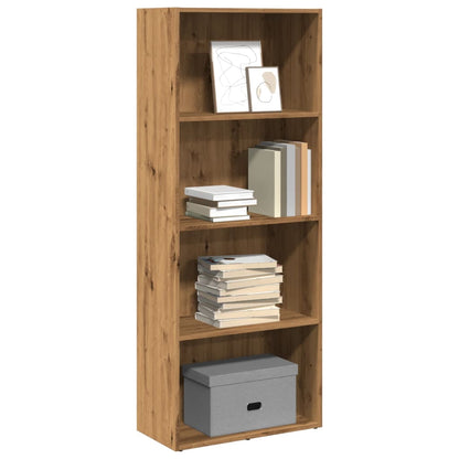 Libreria Rovere Artigianale 60x30x152 cm in Legno Multistrato