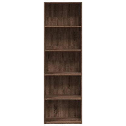 Libreria Rovere Marrone 60x30x189 cm in Legno Multistrato