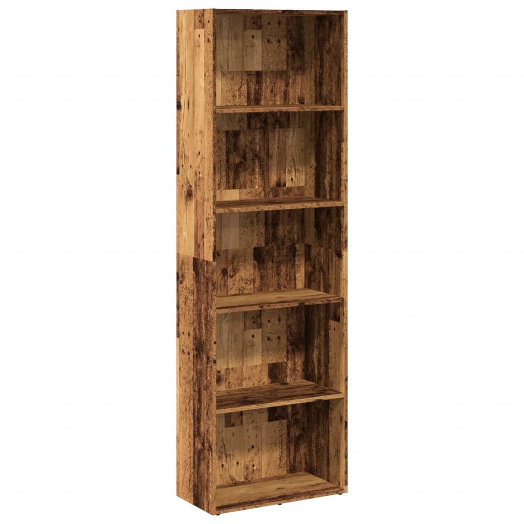 Libreria Legno Antico 60x30x189 cm in Legno Multistrato | homemem39