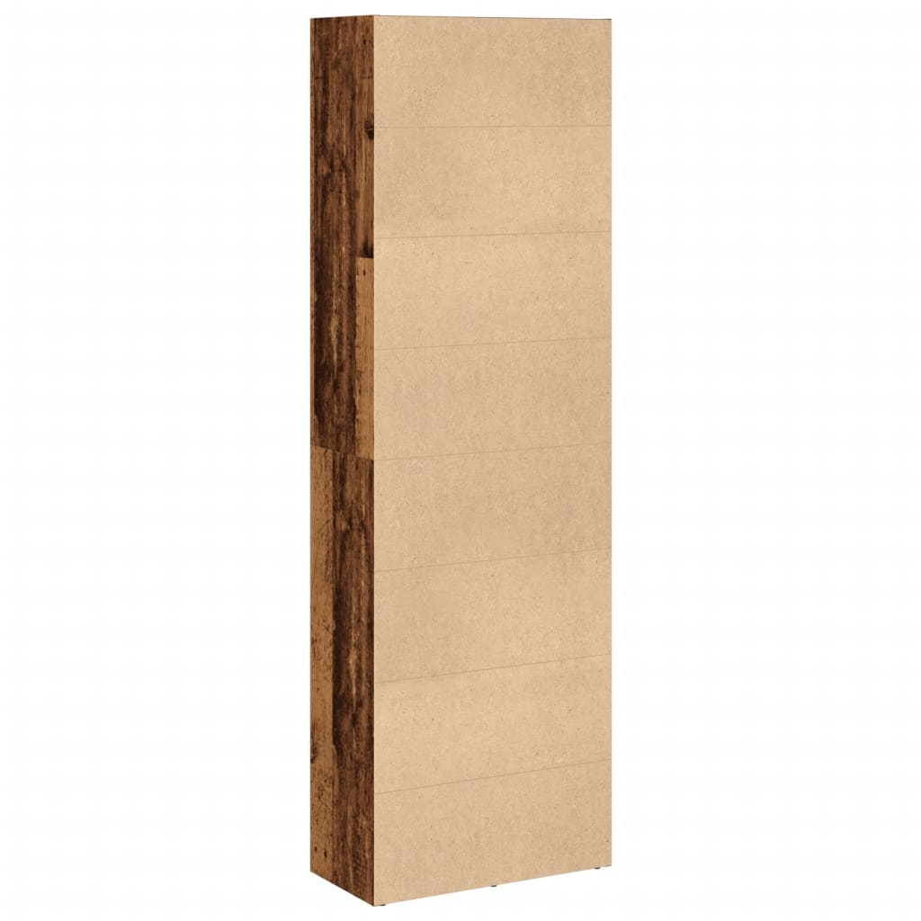 Libreria Legno Antico 60x30x189 cm in Legno Multistrato | homemem39