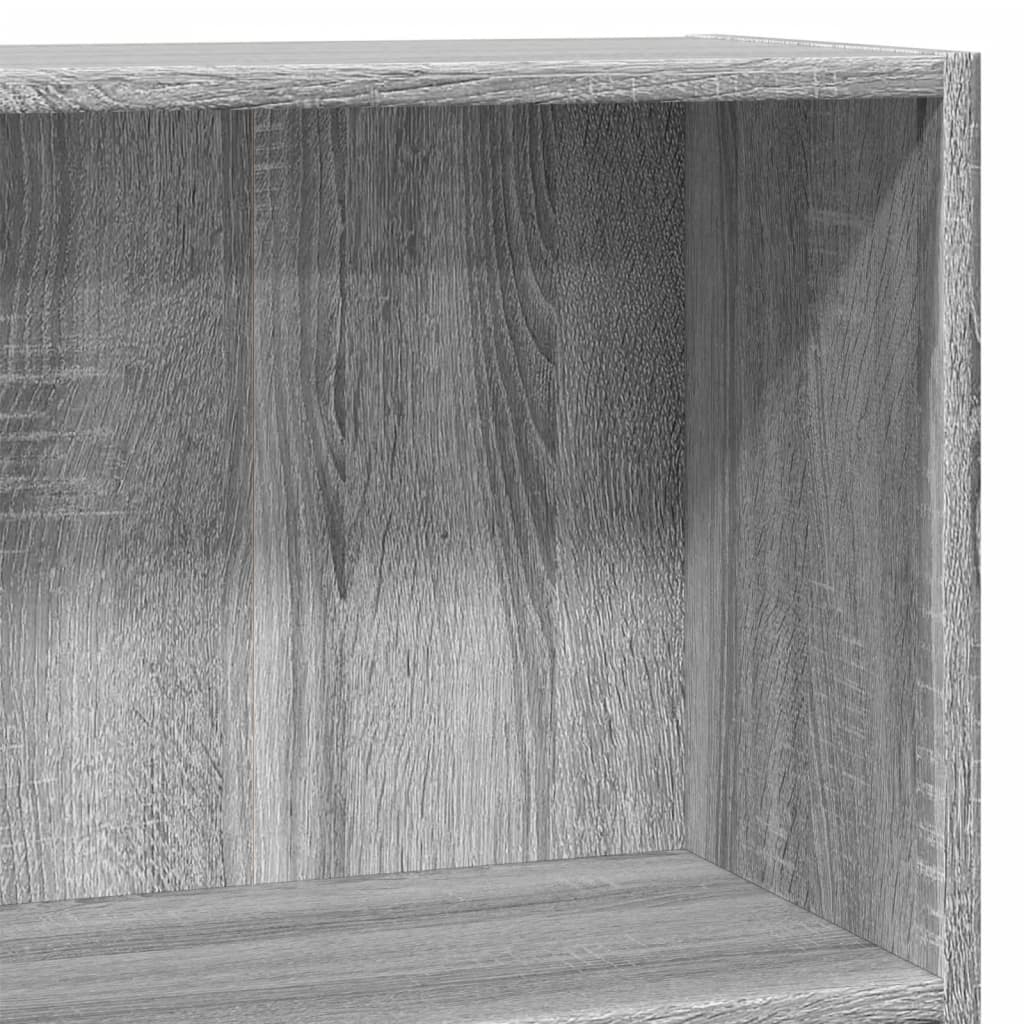 Libreria Grigio Sonoma 80x30x77 cm in Legno Multistrato