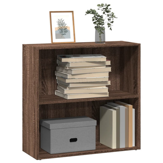 Libreria Rovere Marrone 80x30x77 cm in Legno Multistrato