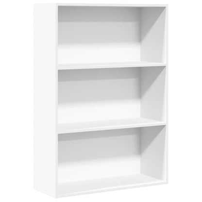 Libreria Bianca 80x30x114 cm in Legno Multistrato