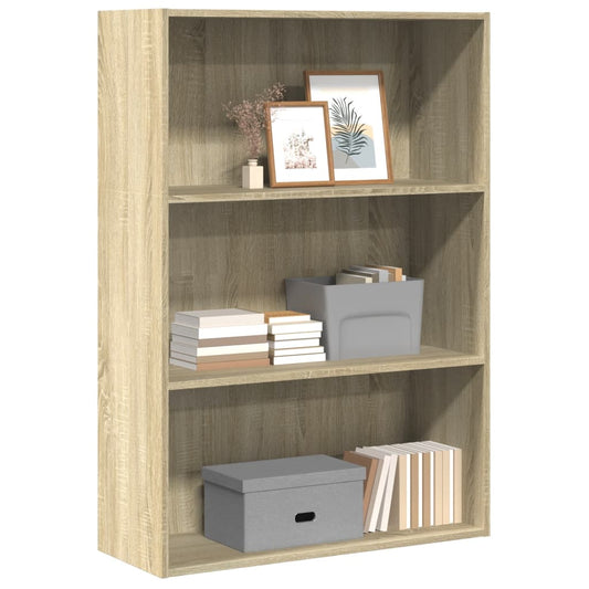 Libreria Rovere Sonoma 80x30x114 cm in Legno Multistrato