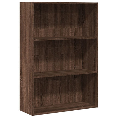 Libreria Rovere Marrone 80x30x114 cm in Legno Multistrato