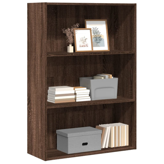 Libreria Rovere Marrone 80x30x114 cm in Legno Multistrato