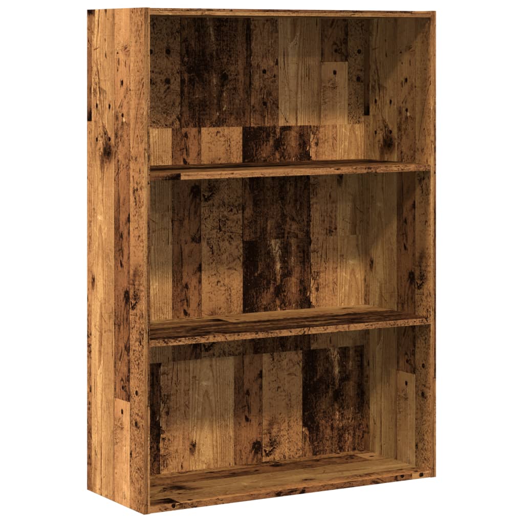 Libreria Legno Antico 80x30x114 cm in Legno Multistrato