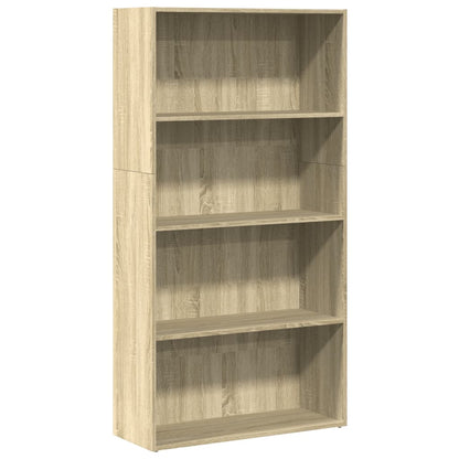 Libreria Rovere Sonoma 80x30x152 cm in Legno Multistrato