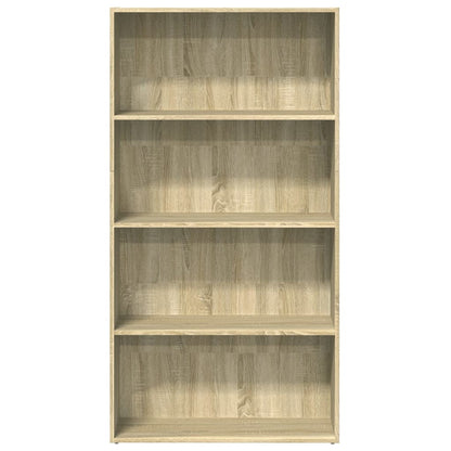 Libreria Rovere Sonoma 80x30x152 cm in Legno Multistrato