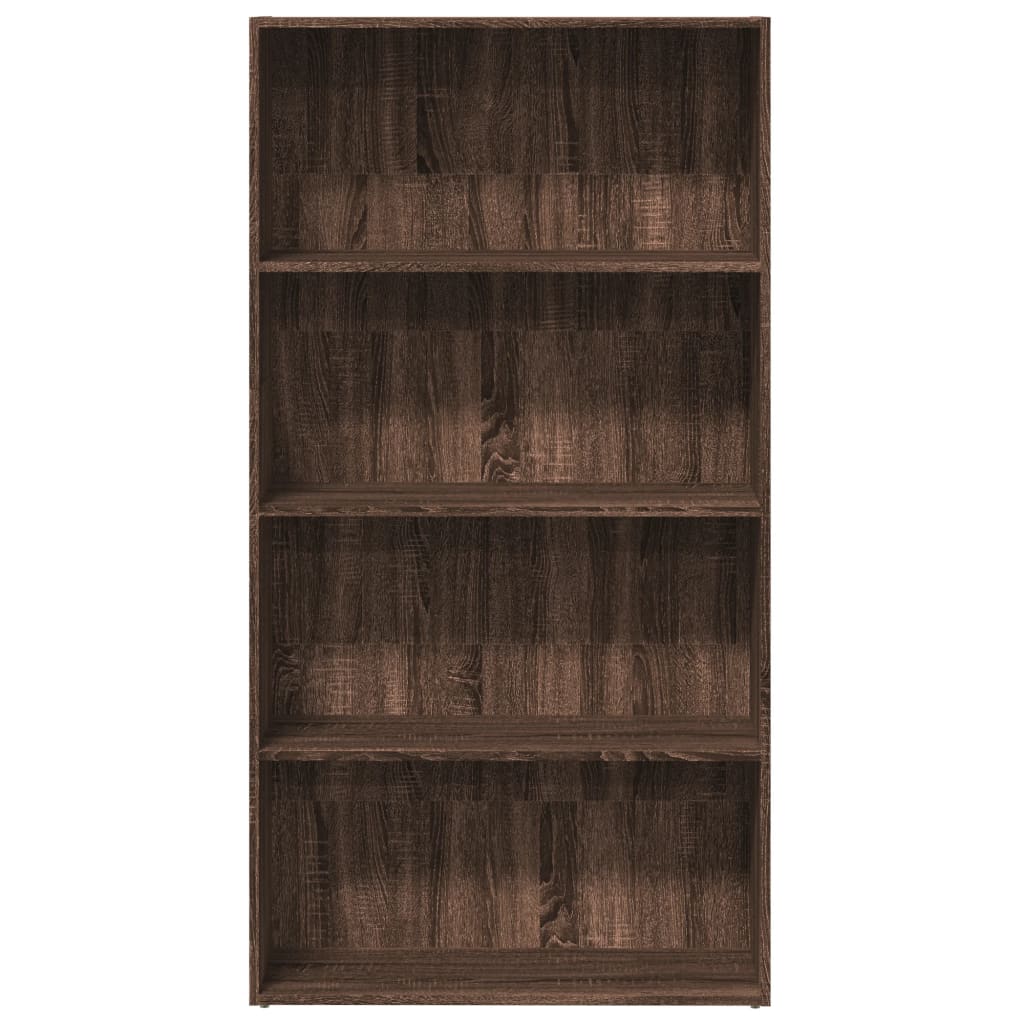 Libreria Rovere Marrone 80x30x152 cm in Legno Multistrato