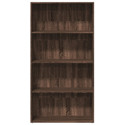 Libreria Rovere Marrone 80x30x152 cm in Legno Multistrato