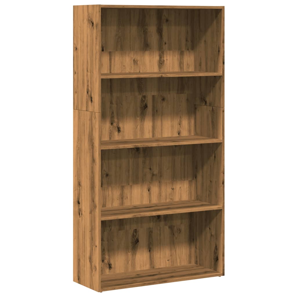 Libreria Rovere Artigianale 80x30x152 cm in Legno Multistrato