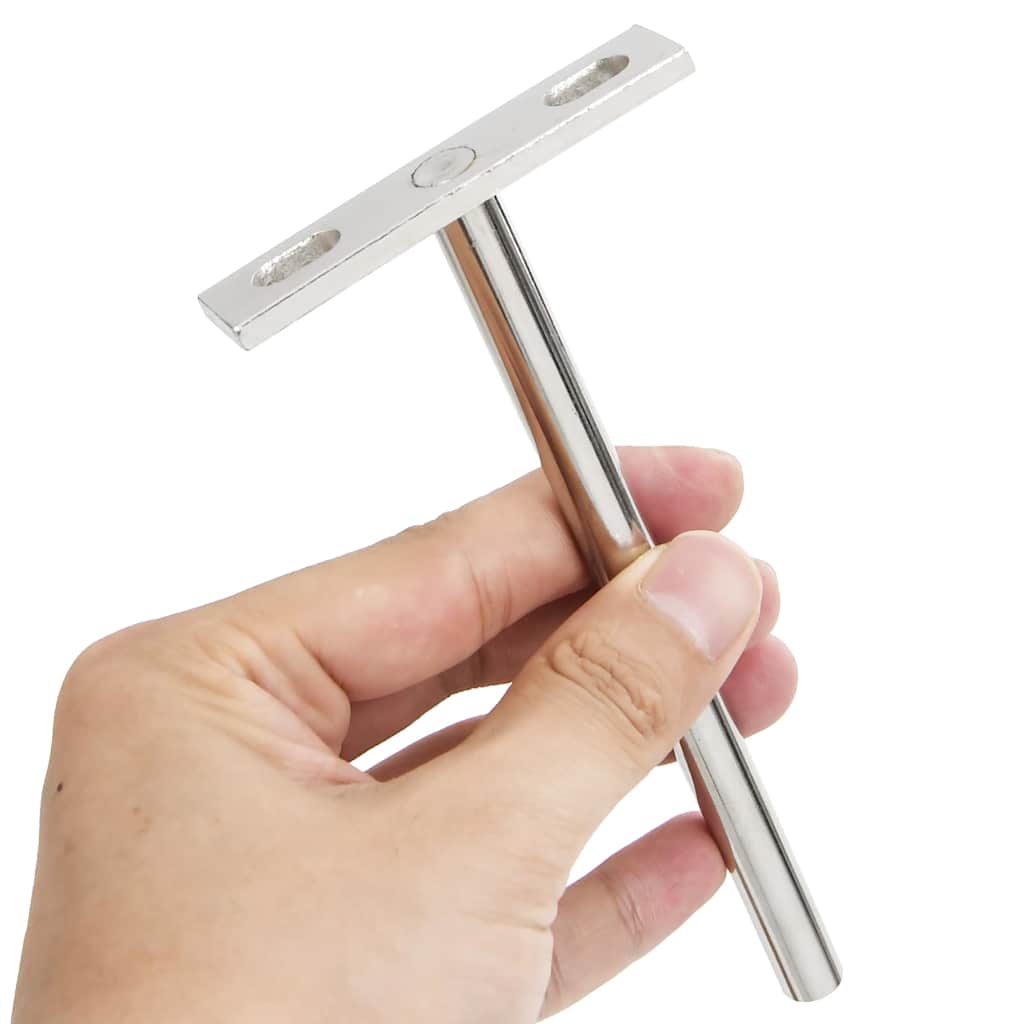 Staffe Mensole Galleggianti 12pz Ø10x150 mm Acciaio al Carbonio | homemem39