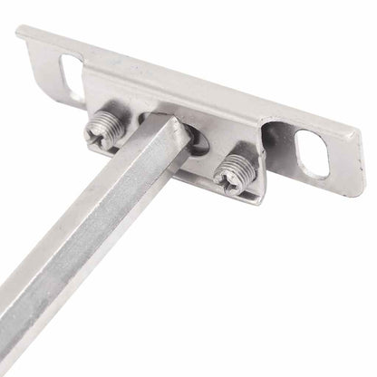 Staffe Mensole Galleggianti 12pz Ø12x100 mm Acciaio al Carbonio