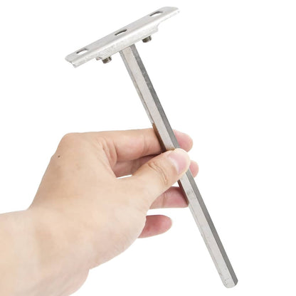 Staffe Mensole Galleggianti 12pz Ø12x200 mm Acciaio al Carbonio | homemem39