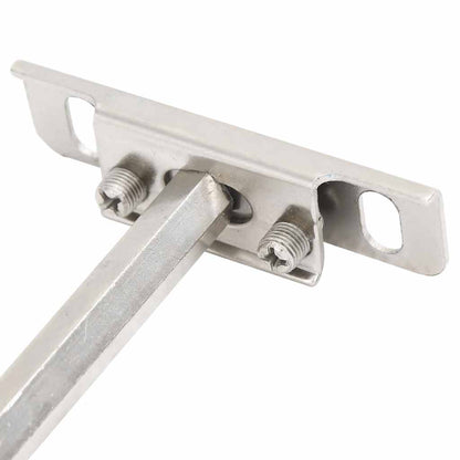 Staffe Mensole Galleggianti 12pz Ø12x200 mm Acciaio al Carbonio | homemem39