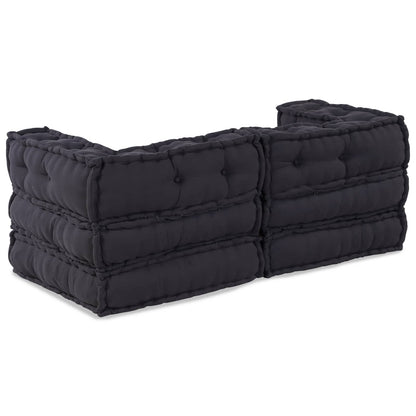 Unità di Divano Modulare 2 pcs Antracite 140 x 70 x 56 cm | homemem39