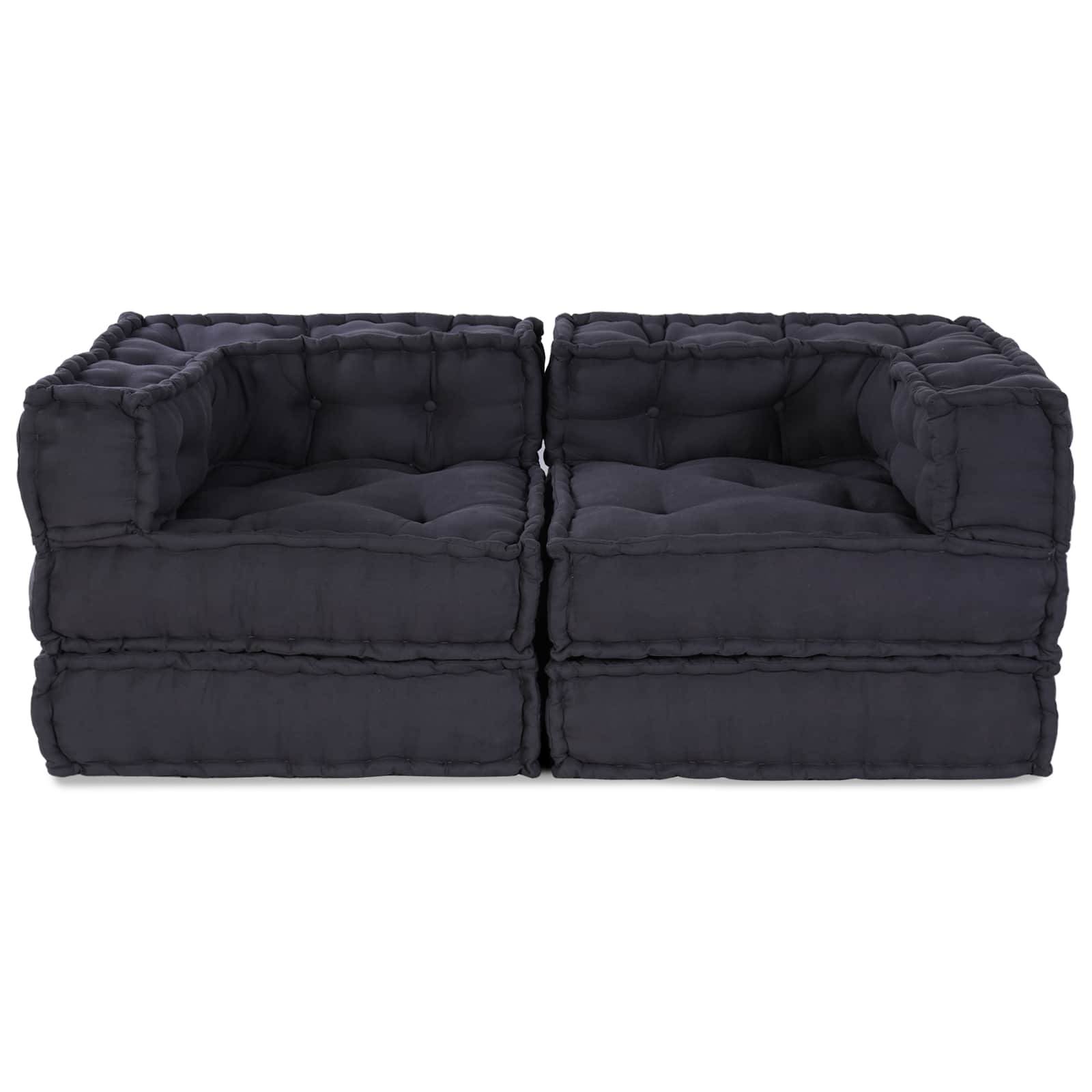 Unità di Divano Modulare 2 pcs Antracite 140 x 70 x 56 cm | homemem39