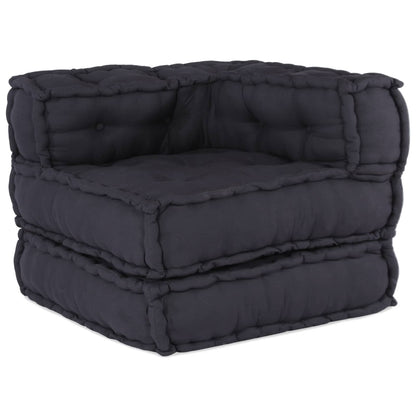 Unità di Divano Modulare 3 pcs Antracite Tessuto | homemem39